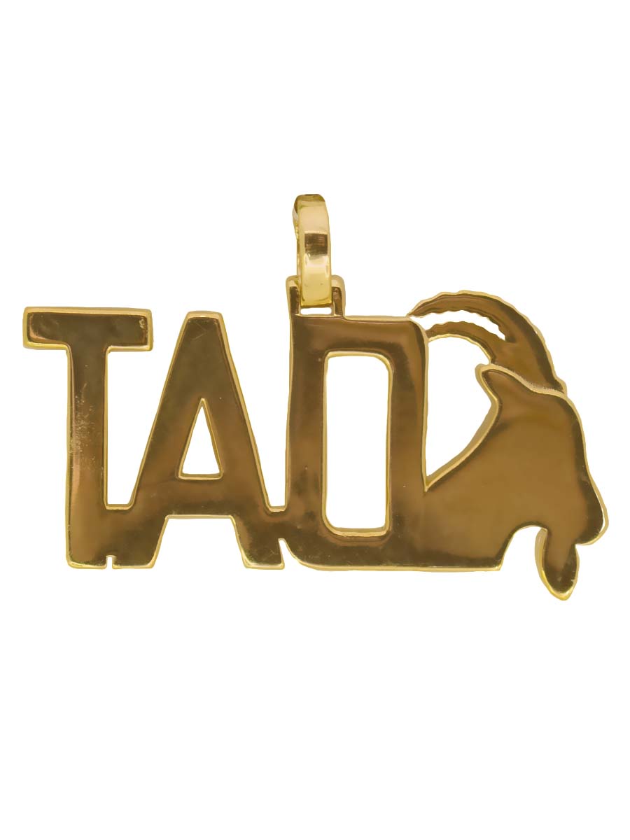 Capri Pendant GOAT Diamond Pendant in Yellow Gold 10K