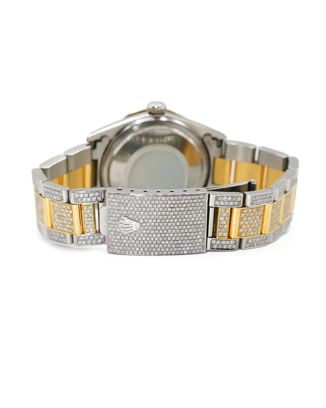 Capri Watches Custom Rolex Datejust 36mm Champagne diamond markers watch