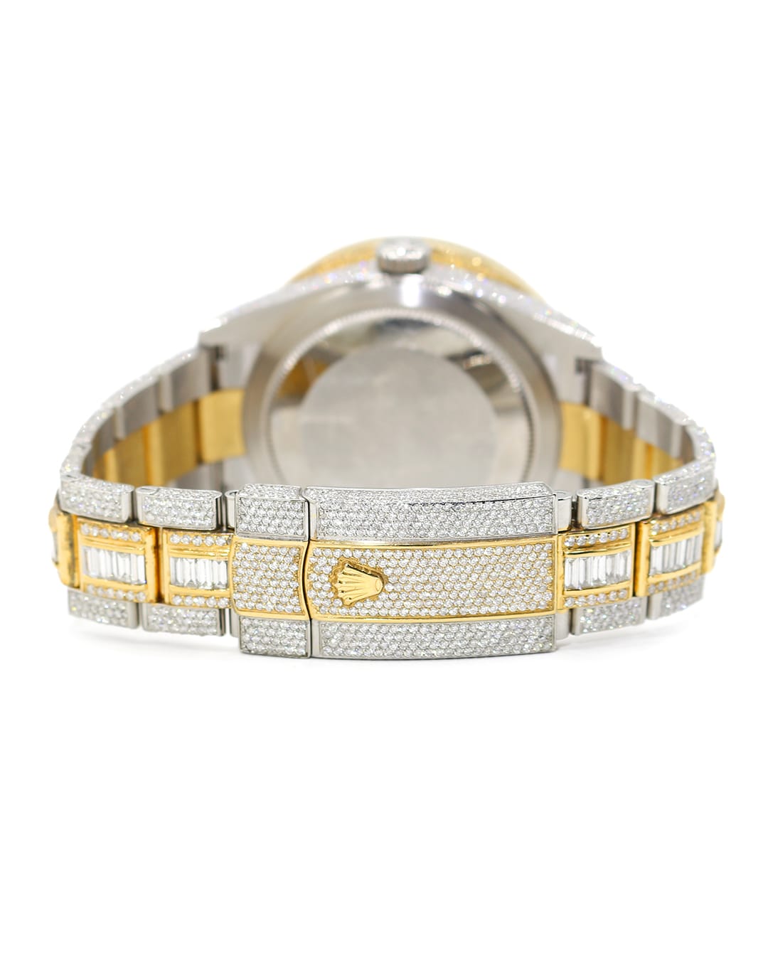 Capri Watches Custom Rolex Sky-Dweller 42mm two-tone with diamonds watch