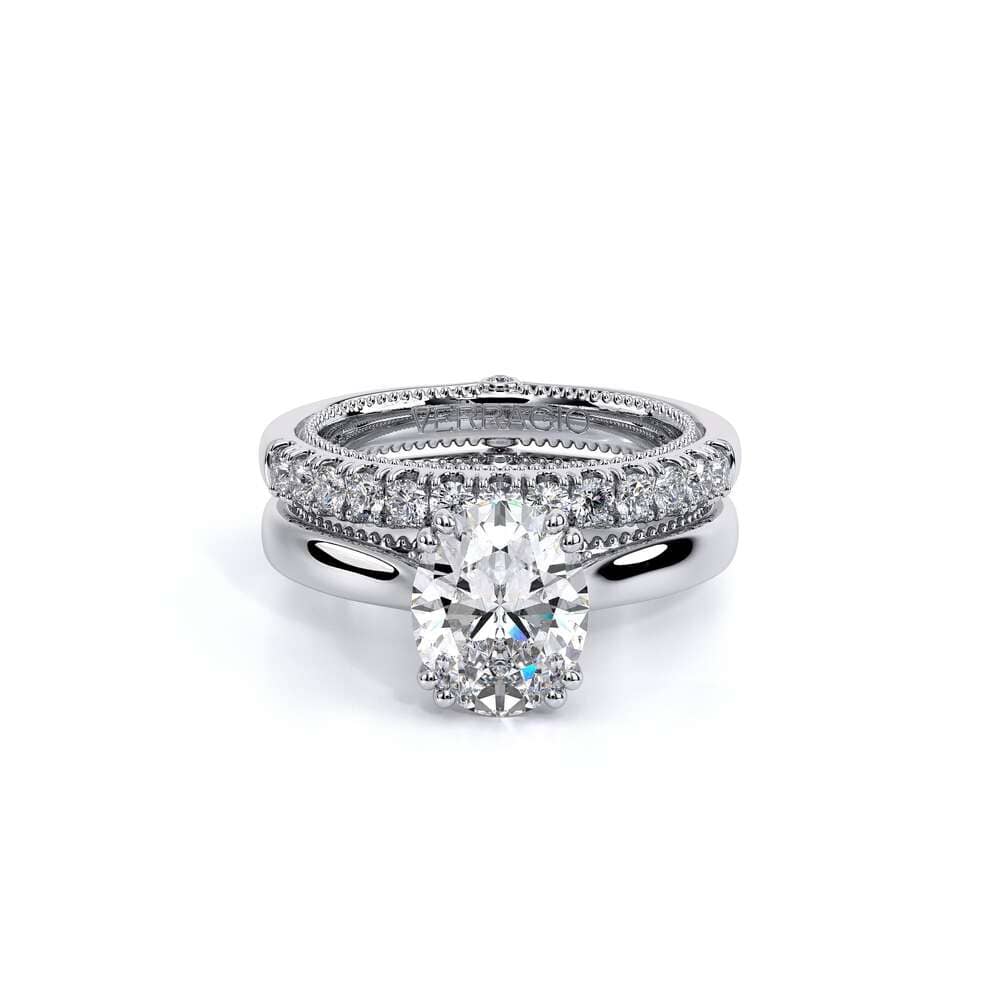 Verragio Engagement Ring Verragio Couture 0418ov Platinum Oval
