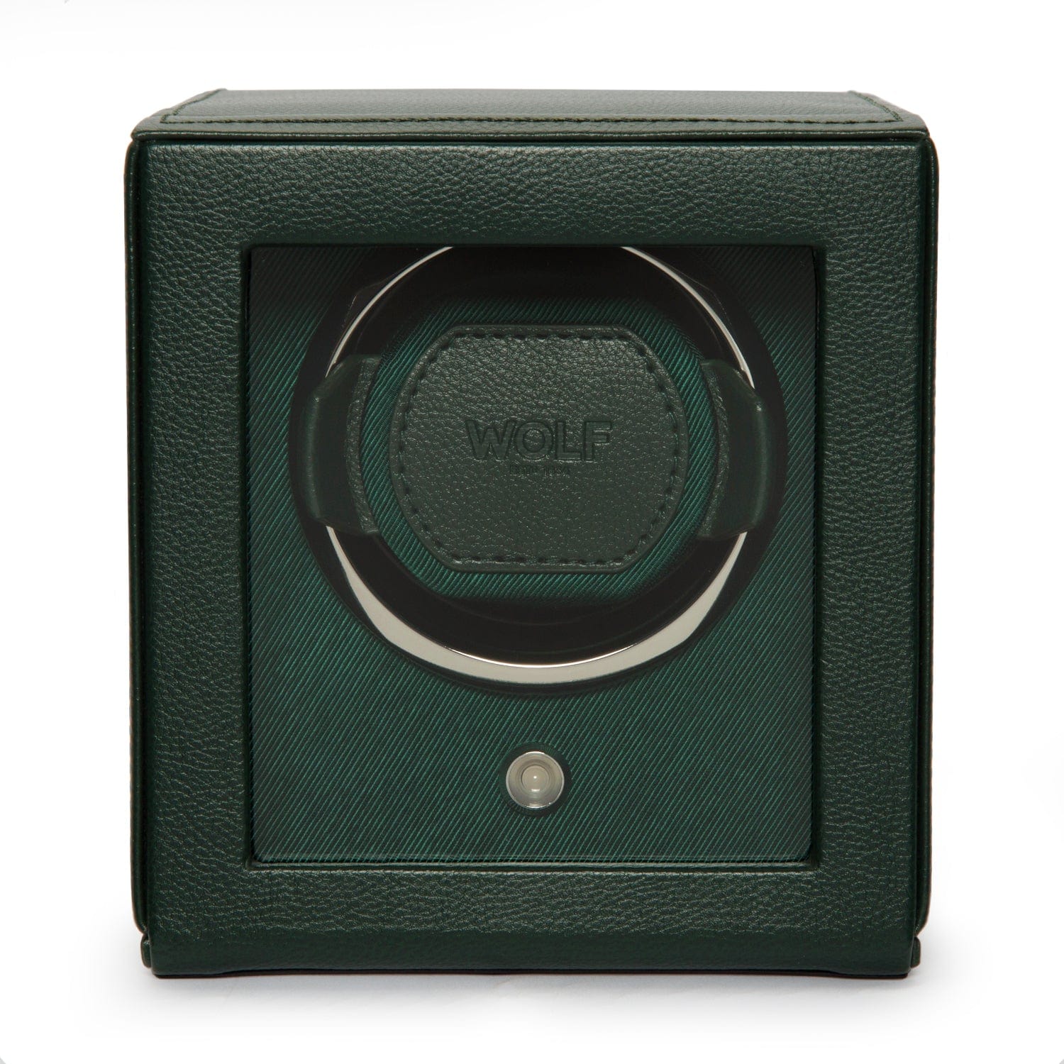 Wolf1834 Watch Winder Cub Single Watch Winder with Cover- Green