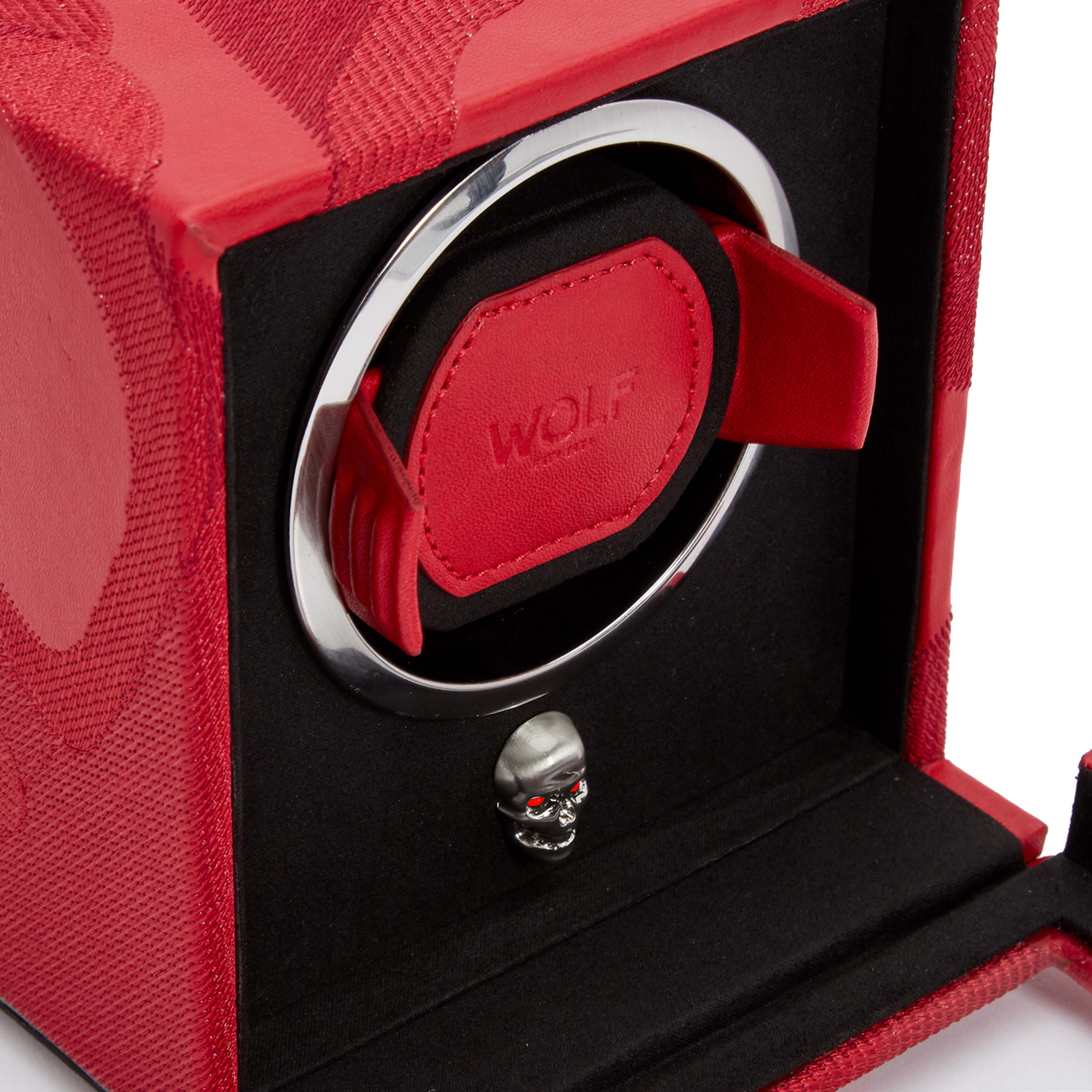Wolf1834 Watch Winder Memento Mori Single Cub Watch Winder