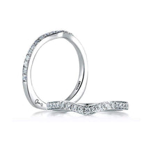 Load image into Gallery viewer, A. Jaffe Engagement Ring A. Jaffe Curved Wedding Band MRS471/32