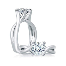 Load image into Gallery viewer, A. Jaffe Engagement Ring A. jaffe Urban Vine Signature Bubble Solitaire Ring MES463
