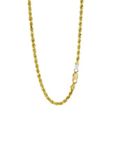 Load image into Gallery viewer, Capri Chain Diamond Cut Rope Chain Semi Solid 26in 3mm 10K Yellow Gold