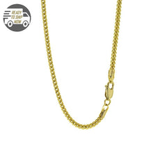 Capri Chain Franco Style Yellow Gold Chain 24 inches 2.2mm 10K