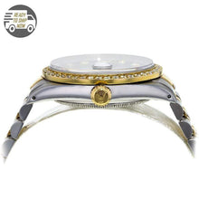 Load image into Gallery viewer, Capri Custom Watch Custom 2.50ctw Diamond Rolex DateJust 36MM Green Face Watch