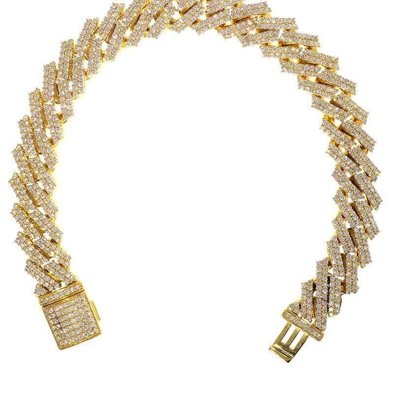 Nuragold 10k Yellow Gold 11mm Royal Monaco Miami Cuban Link Chain Bracelet,  Mens Jewelry Fancy Box Clasp 8