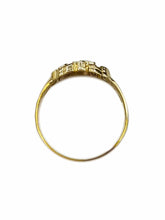 Load image into Gallery viewer, Capri Mens Ring Diamond-Cut Gold Nugget Ring Size 10 10K