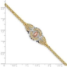 Load image into Gallery viewer, Capri_Q Bracelet Our Lady Of Guadalupe Bracelet 14K