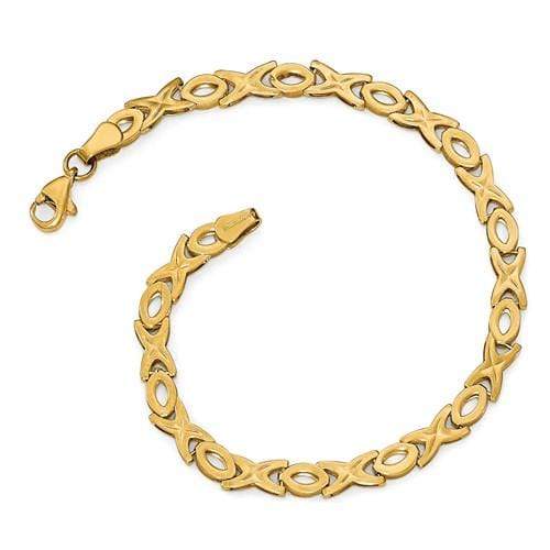 Capri_Q Bracelet Polished XOXO Bracelet 14K
