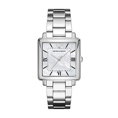 Emporio Armani Watches Emporio Armani Square Stainless Steel Watch 30mm AR11065