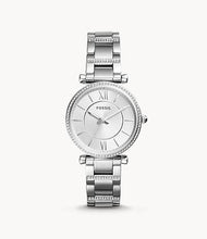 Load image into Gallery viewer, Fossil Watches Fossil Carlie Three-Hand Stainless Steel Watch 35mm ES4341