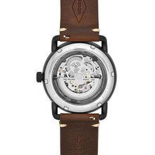Load image into Gallery viewer, Fossil Watches Fossil Commuter Automatic Brown Leather Watch 42mm ME3158