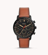 Load image into Gallery viewer, Fossil Watches Fossil Goodwin Chronograph Luggage Leather Watch 44mm FS5501