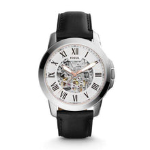 Load image into Gallery viewer, Fossil Watches Fossil Grant Automatic Black Leather Watch 45mm ME3101P