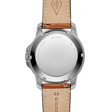 Load image into Gallery viewer, Fossil Watches Fossil Grant Twist Three-Hand Luggage Leather Watch 44mm ME1161P