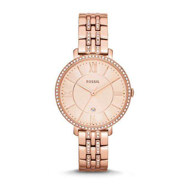 Fossil Watches Fossil Jacqueline Rose-Tone Stainless Steel Watch 36mm ES3546P