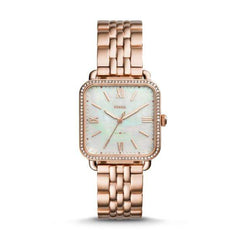 Fossil Watches Fossil Micah Three-Hand Rose-Tone Stainless Steel Watch 32mm ES4269P