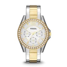 Load image into Gallery viewer, Fossil Watches Fossil Riley Multi-Function Two-Tone Stainless Steel Watch 38mm ES3204P