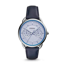 Load image into Gallery viewer, Fossil Watches Fossil Tailor Multi-Function Blue Leather Watch 35mm ES3699P
