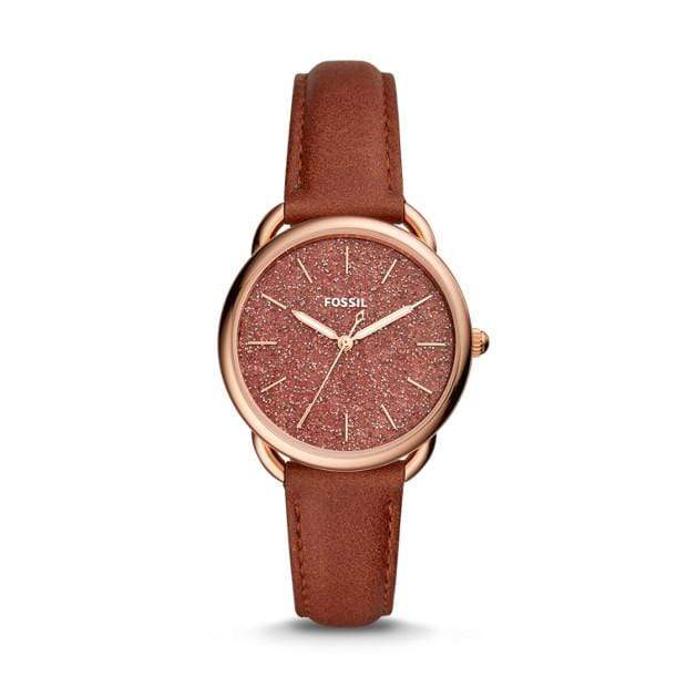 Fossil Watches Fossil Tailor Three-Hand Terracotta Leather Watch 35mm ES4420P