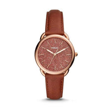 Load image into Gallery viewer, Fossil Watches Fossil Tailor Three-Hand Terracotta Leather Watch 35mm ES4420P