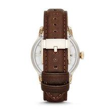 Load image into Gallery viewer, Fossil Watches Fossil Townsman Automatic Brown Leather Watch 44mm ME3043P