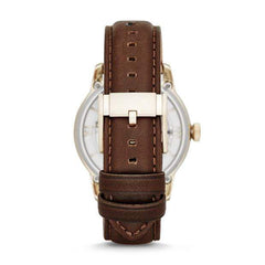 Fossil Watches Fossil Townsman Automatic Brown Leather Watch 44mm ME3043P