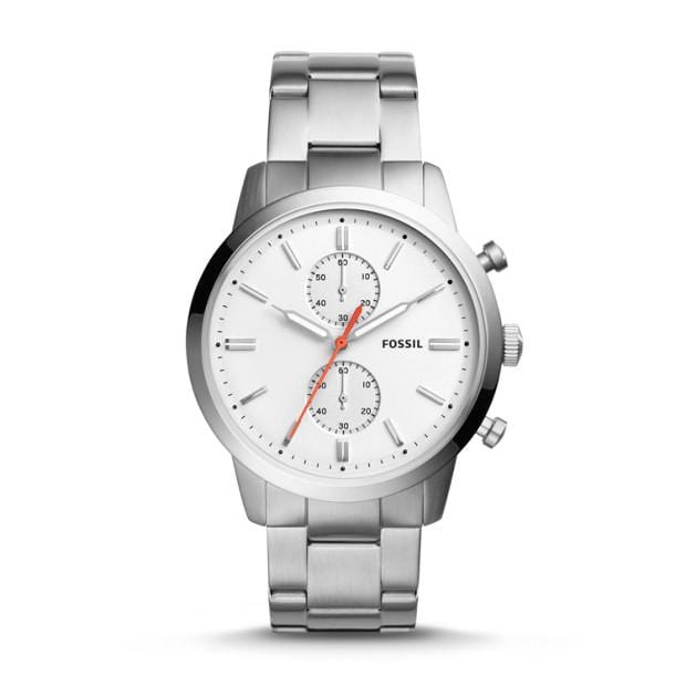 Fossil Watches Fossil Townsman Chronograph Stainless Steel Watch 44mm FS5346P