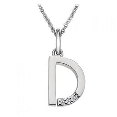 Hot Diamond Necklace Diamond 'D' Micro Necklace