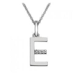 Hot Diamond Necklace Diamond 'E' Micro Necklace