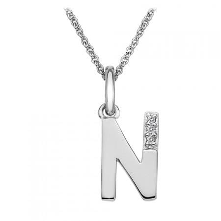 Hot Diamond Necklace Diamond 'N' Micro Pendant