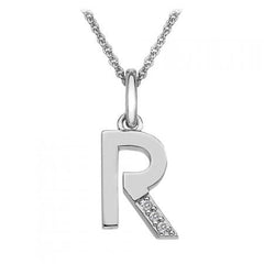 Hot Diamond Necklace Diamond 'R' Micro Necklace