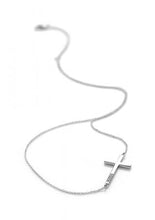 Load image into Gallery viewer, Hot Diamond Necklace Hot Trend Sideways Cross Necklace