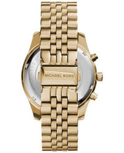 Load image into Gallery viewer, Michael Kors Watches Michael Kors Men&#39;s Chronograph Lexington Gold-Tone Stainless Steel Bracelet Watch 45mm MK8281