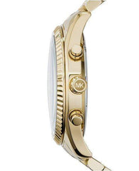 Michael Kors Watches Michael Kors Men's Chronograph Lexington Gold-Tone Stainless Steel Bracelet Watch 45mm MK8286