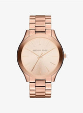 Load image into Gallery viewer, Michael Kors Watches Michael Kors Oversized Slim Runway Rose Gold-Tone Watch 42mm MK3197