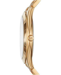 Michael Kors Watches Michael Kors Unisex Slim Runway Two-Tone Stainless Steel Bracelet Watch 42mm MK3493