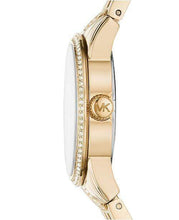 Load image into Gallery viewer, Michael Kors Watches Michael Kors Women&#39;s Mini Ritz Gold-Tone Stainless Steel Bracelet Watch 33mm MK3909