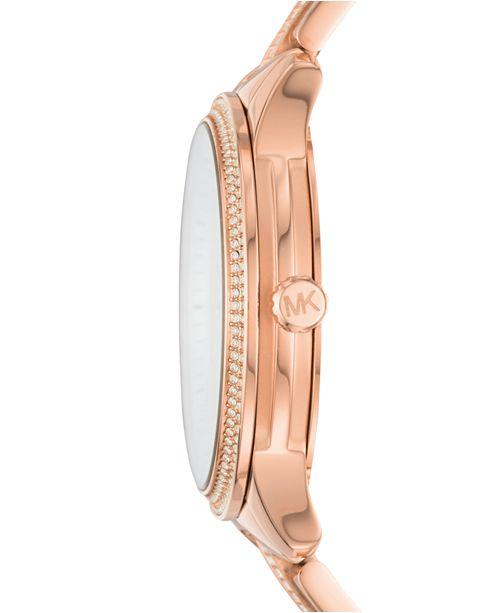 Michael Kors Watches Michael Kors Women's Runway Rose Gold-Tone Stainless Steel Bracelet Watch 38mm MK6614