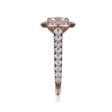 Load image into Gallery viewer, Michael M Engagement Ring Michael M Europa R639-1.5 18K