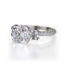 Load image into Gallery viewer, Michael M Engagement Ring Michael M Trinity R422-2