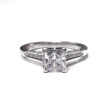 Load image into Gallery viewer, Tacori Engagement Ring 0.13ctw Diamond Simply Tacori Ring 18K