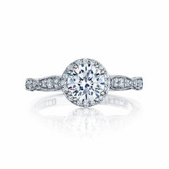 Tacori Engagement Ring Tacori 0.25ctw Diamond Dantela 1/2 Way Sculped Ring 18K