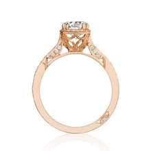 Load image into Gallery viewer, Tacori Engagement Ring Tacori 0.25ctw Diamond Small Pave Diamond Rose Gold Ring 18K