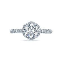 Load image into Gallery viewer, Tacori Engagement Ring Tacori 0.33ctw Diamond Petite Crescent Soid Bottom Ring 18K