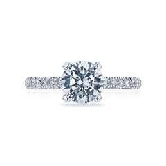 Tacori Engagement Ring Tacori 0.34ctw Diamond Petite Crescent Solid Bottom Ring 18K
