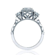 Load image into Gallery viewer, Tacori Engagement Ring Tacori 0.35ctw Diamond Dantela Halfway Sculted Crescent Ring 18K