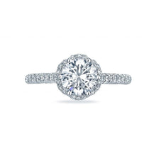Load image into Gallery viewer, Tacori Engagement Ring Tacori 0.49ctw Diamond Petite Crescent Solid Bottom Ring 18K